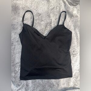 SHEIN Elegant Black Strapless Top